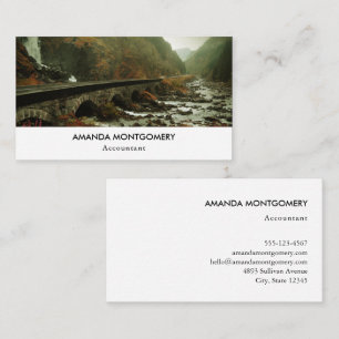 Carte De Visite Paysage Moody and Beautiful Nature