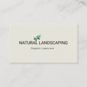 Carte De Visite Paysage Paysage Plante Feuille vert