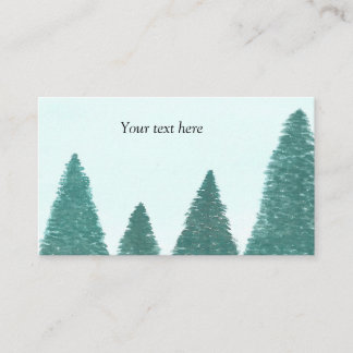 Carte De Visite Paysage toujours vert