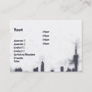 Carte De Visite Paysage urbain - potelé