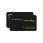 PDG Fondateur de la Black Granite Texture Faux Gol