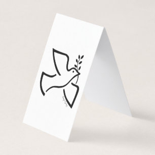 Carte De Visite Peace Dove