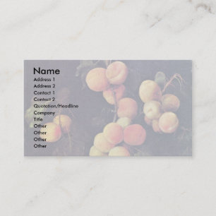 Carte De Visite Peach Twig De Flegel Georg