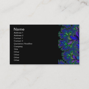 Carte De Visite Peacock Ore 2 LG