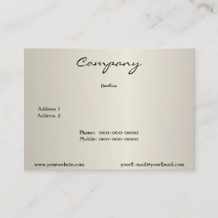 Carte de visite Pearl Cream