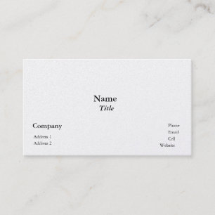 Carte de visite Pearl Finish