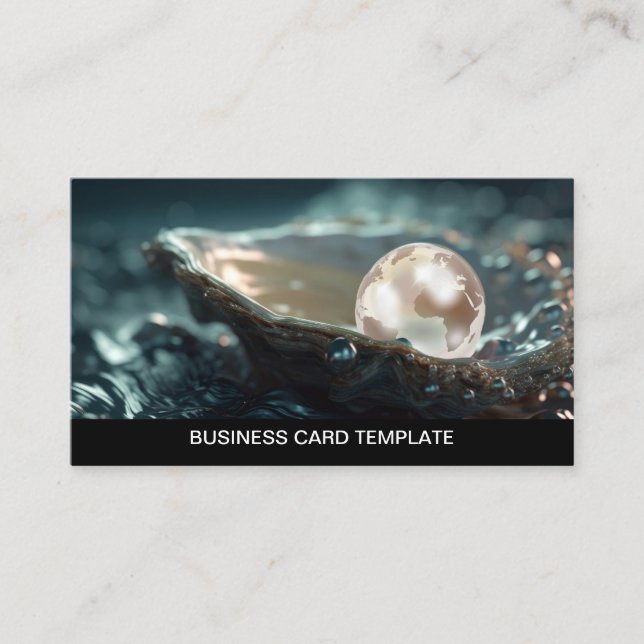 Carte De Visite Pearl Oyster de la planète Terre (Devant)