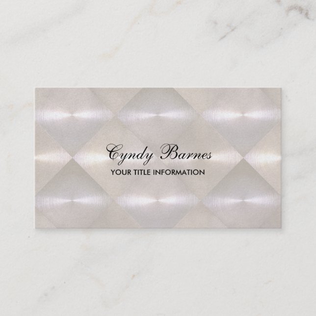 Carte De Visite Pearl Tiles (Devant)