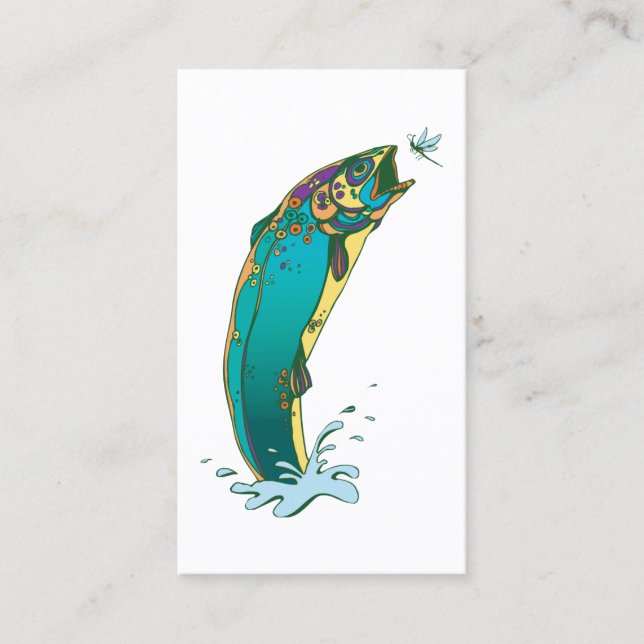 Carte De Visite Pêche à la Customise (Devant)