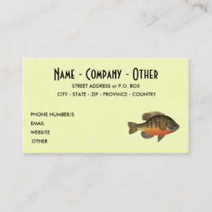 Carte De Visite Pêche à la senne