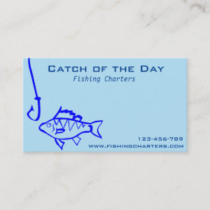 Carte De Visite Pêche Charters de pêche tours de pêche tourisme de