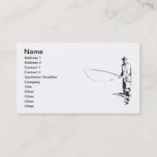 Carte De Visite Pêche de mouche
