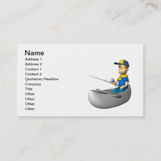 Carte De Visite Pêche de scout