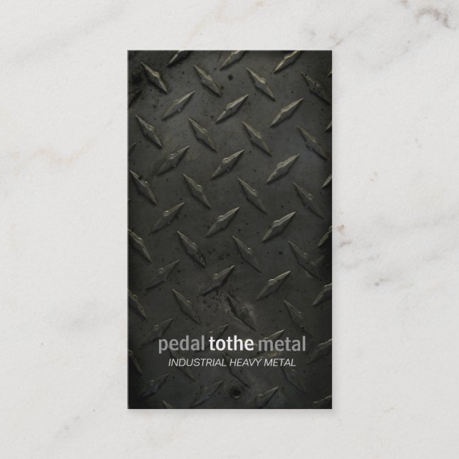 Carte De Visite Pédale de la CHROMATOGRAPHIE GAZEUSE | au métal (Devant)