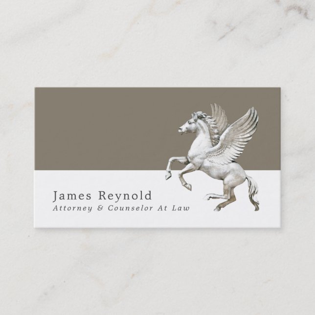 Carte De Visite Pegasus, juriste (Devant)
