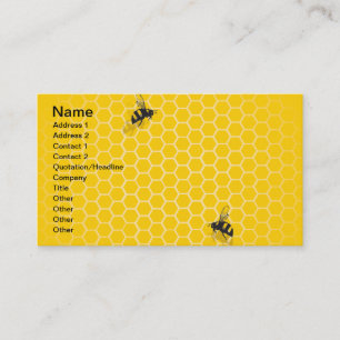 Carte De Visite Peigne de miel