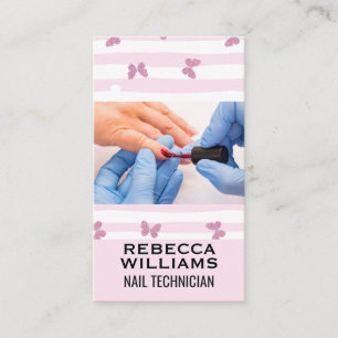 Carte De Visite Peindre les ongles   Manicuriste