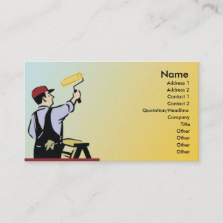 Carte De Visite Peintre