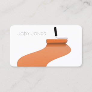 Carte De Visite Peintre Painter Roller Entreprise commerciale Impr