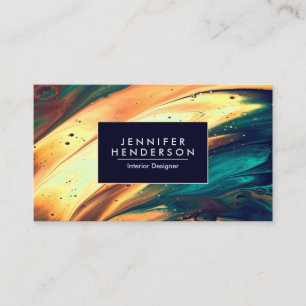 Carte De Visite Peinture abstraite