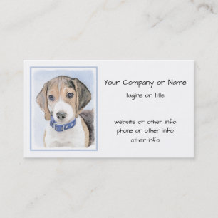 Carte De Visite Peinture beagle - Cute Original Chien Art