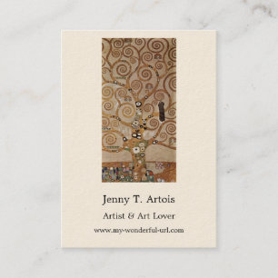 Carte De Visite Peinture de Gustav Klimt "L'arbre de vie" (1909)
