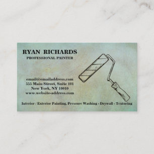 Carte De Visite Peinture de la maison