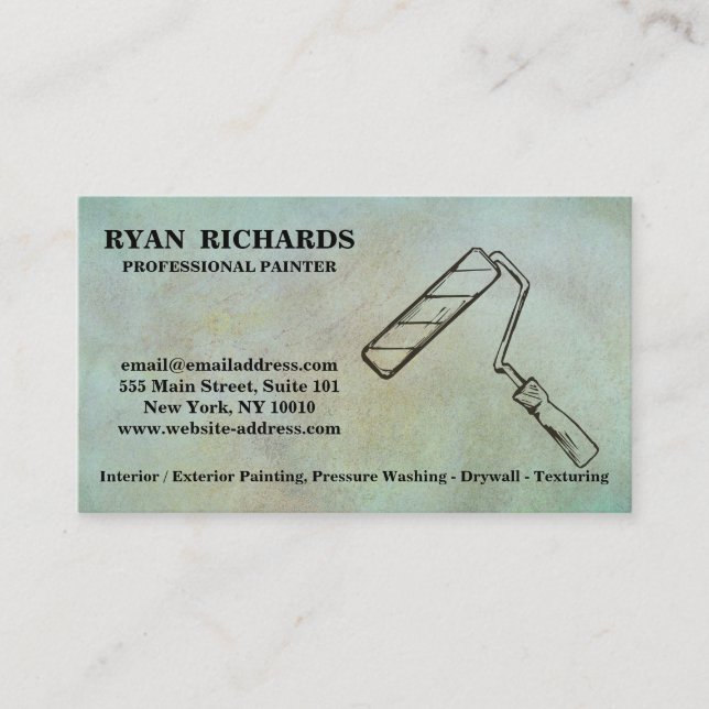 Carte De Visite Peinture de la maison (Devant)
