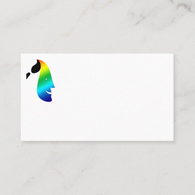 Carte De Visite Peinture de visage/carte de Facepainter Business (Devant)
