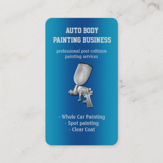 Carte De Visite Peinture du corps automatique | Moderne