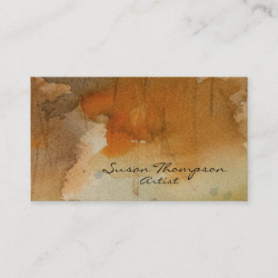Carte De Visite Peinture et texture d'artiste