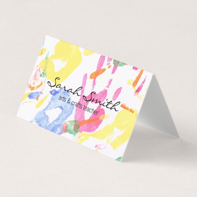 Carte De Visite Peinture manuelle (Devant)