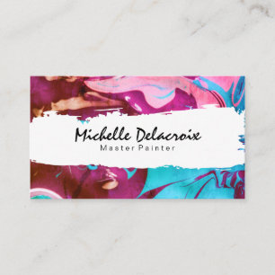 Carte De Visite Peinture mixte   Vibrant II