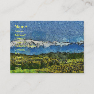 Carte De Visite Peinture paysagère