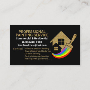 Carte De Visite Peinture Peinture Pinceau Peinture Maison Peinture