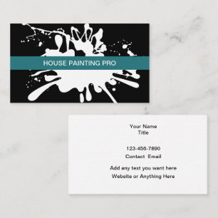 Carte De Visite Peinture Splash House Peintre