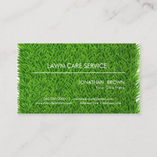 Carte De Visite Pelouse jardin Wall