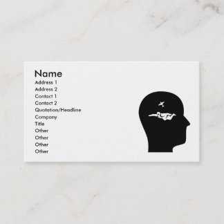 Carte De Visite Penser au parachutisme