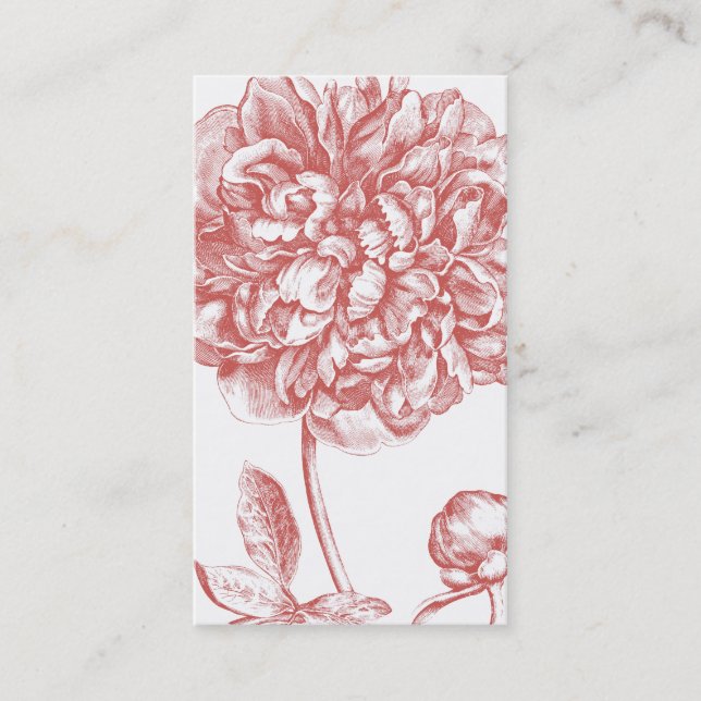 Carte de visite Peony (Devant)