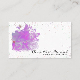 Carte De Visite *~* Peony rose Papillon d'art peint original AR3