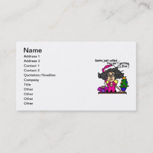 Carte De Visite Père Noël appelée
