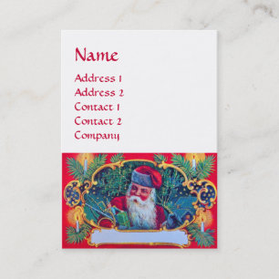 CARTE DE VISITE PÈRE NOËL VINTAGE