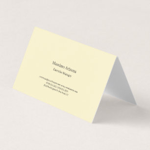 Carte De Visite Perle Dorée Simple Professionnel Moderne Minimalis