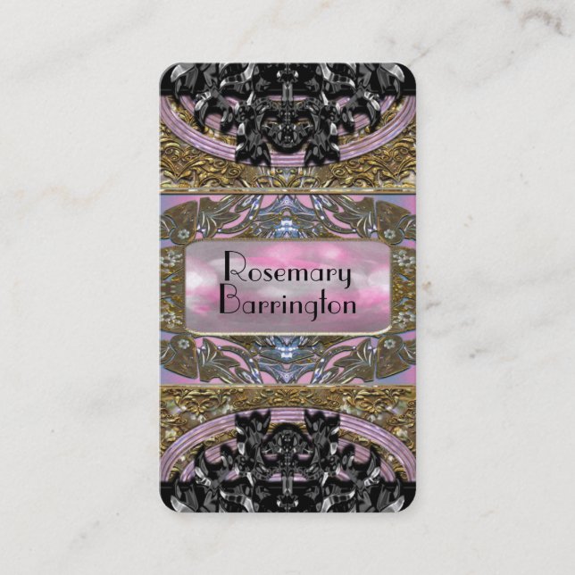 Carte De Visite Perle élégante de Mia Splashforze (Devant)