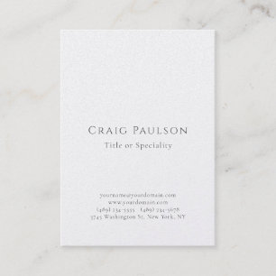 Carte De Visite Perle simple et professionnelle simple