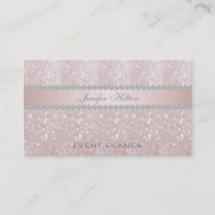 Carte De Visite Perles de bokeh professionnelles