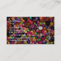 Perles décoratives multicolores de métier
