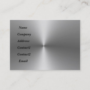 Carte De Visite perles métalliques recto-verso