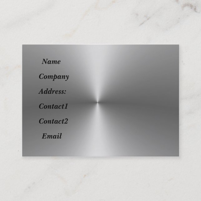 Carte De Visite perles métalliques recto-verso (Devant)