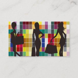 Carte De Visite Personal Shopper élégant affaires à la mode